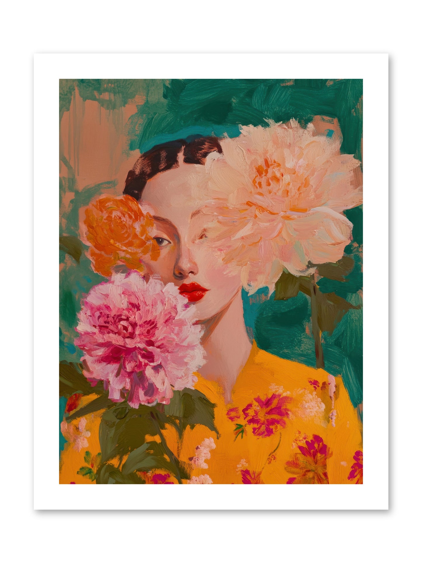 Veiled Presence -- Paper Print 12x16