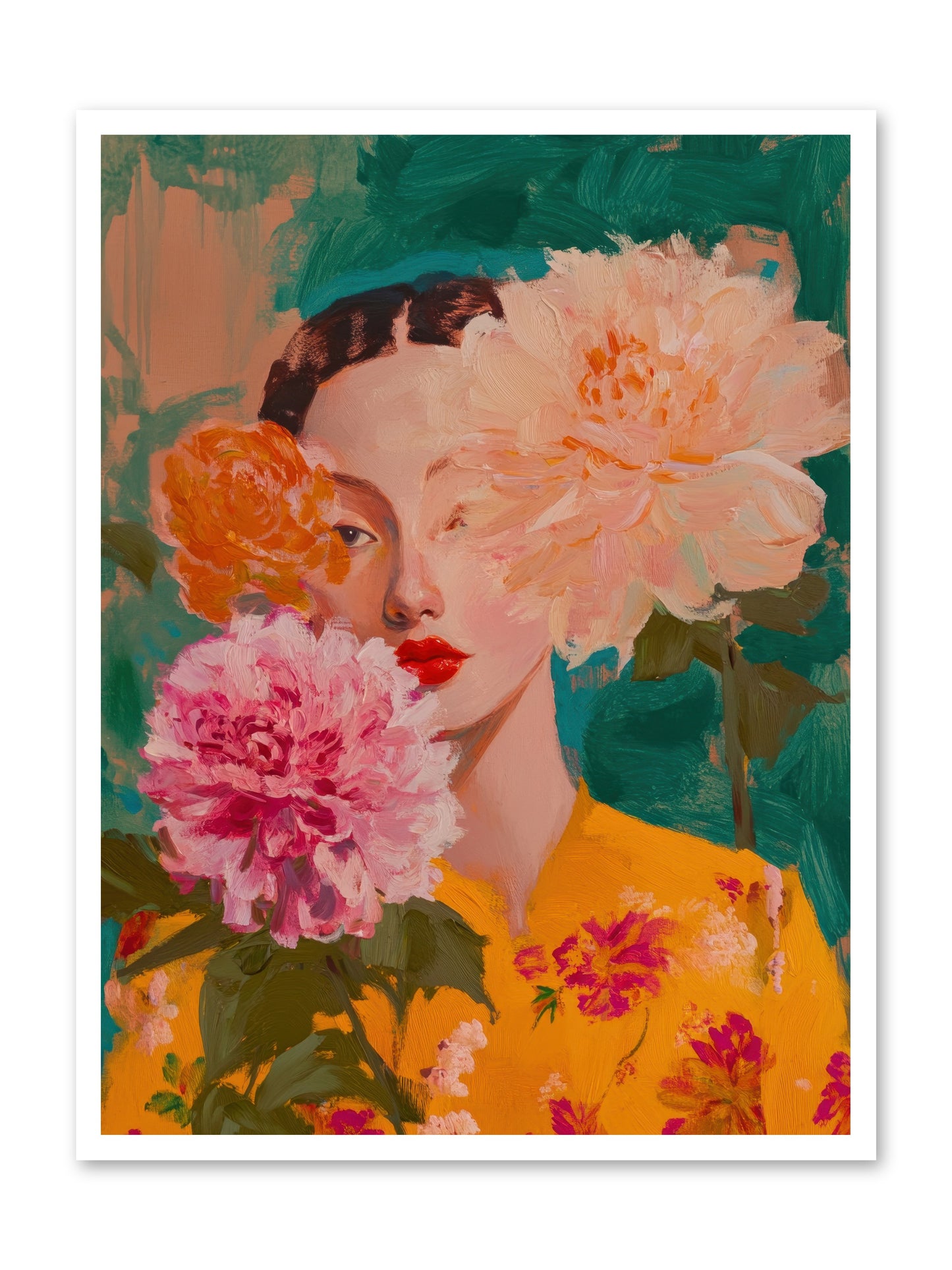 Veiled Presence -- Paper Print 30x40
