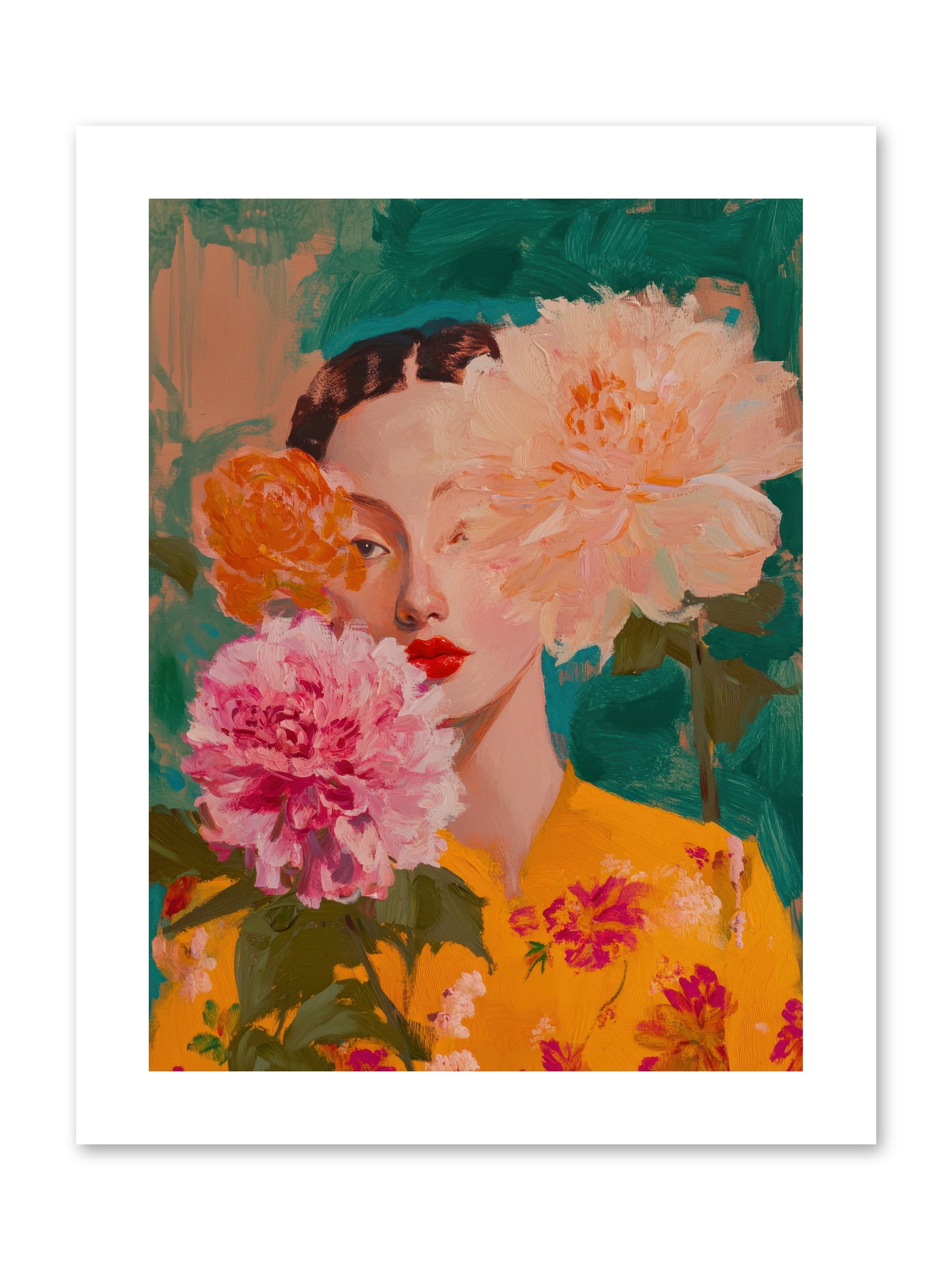 Veiled Presence -- Paper Print 9x12