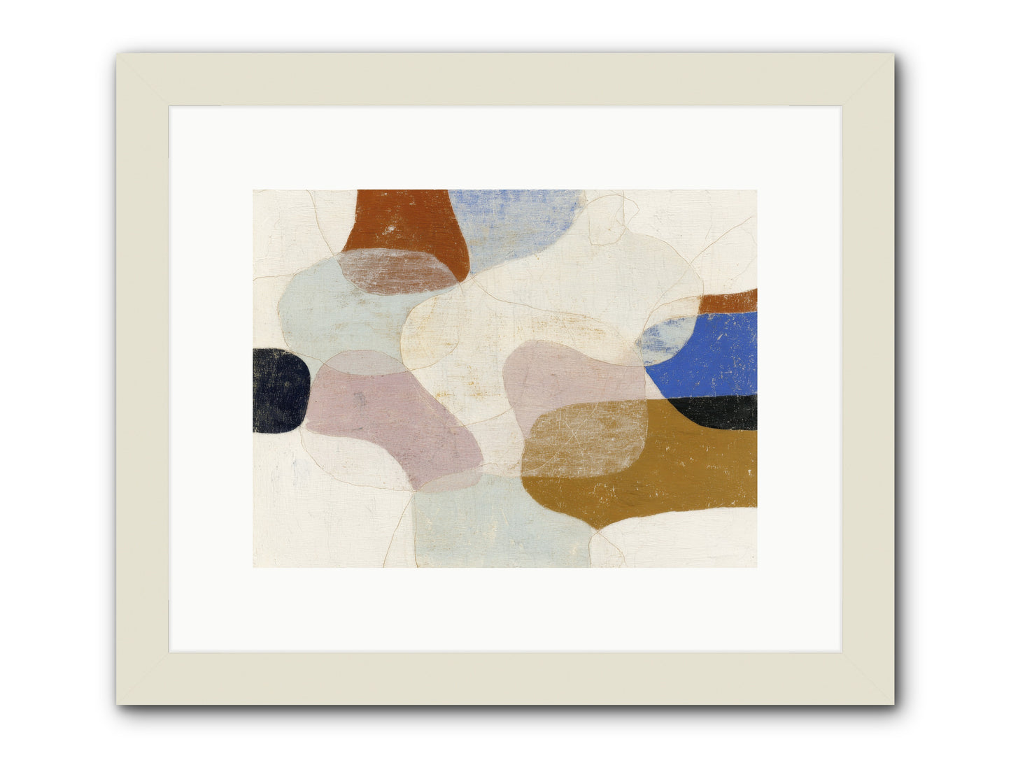 Vellum -- Framed Print - White 12x9