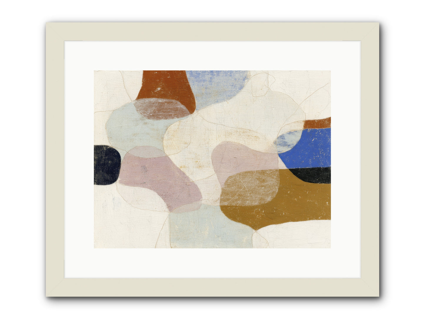 Vellum -- Framed Print - White 16x12