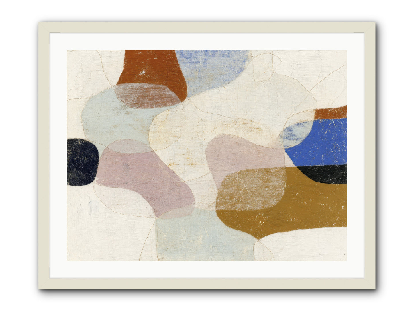 Vellum -- Framed Print - White 32x24
