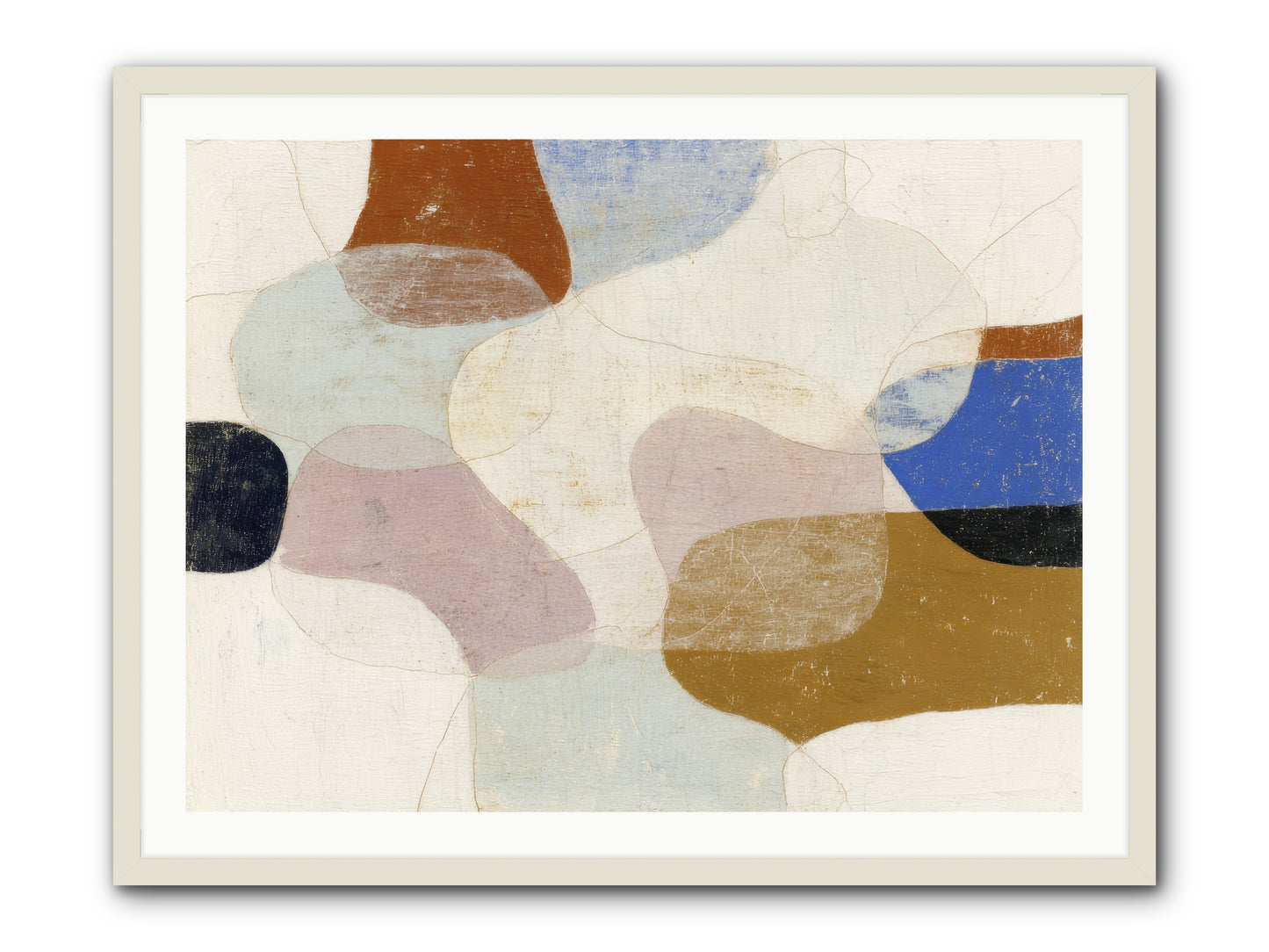 Vellum -- Framed Print - White 40x30