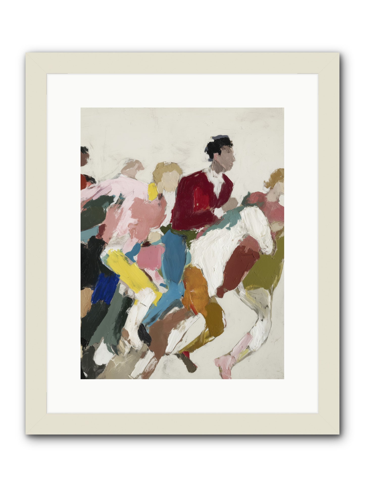 Velocity -- Framed Print - White 12x16
