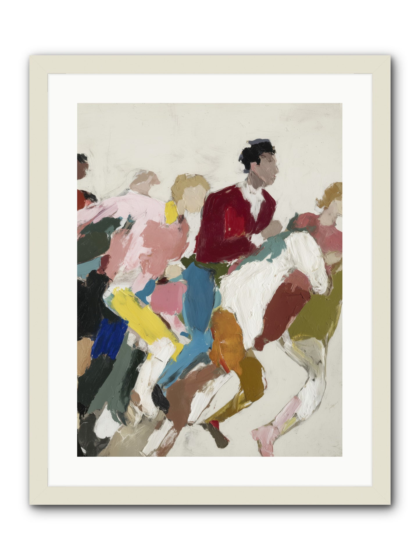 Velocity -- Framed Print - White 18x24
