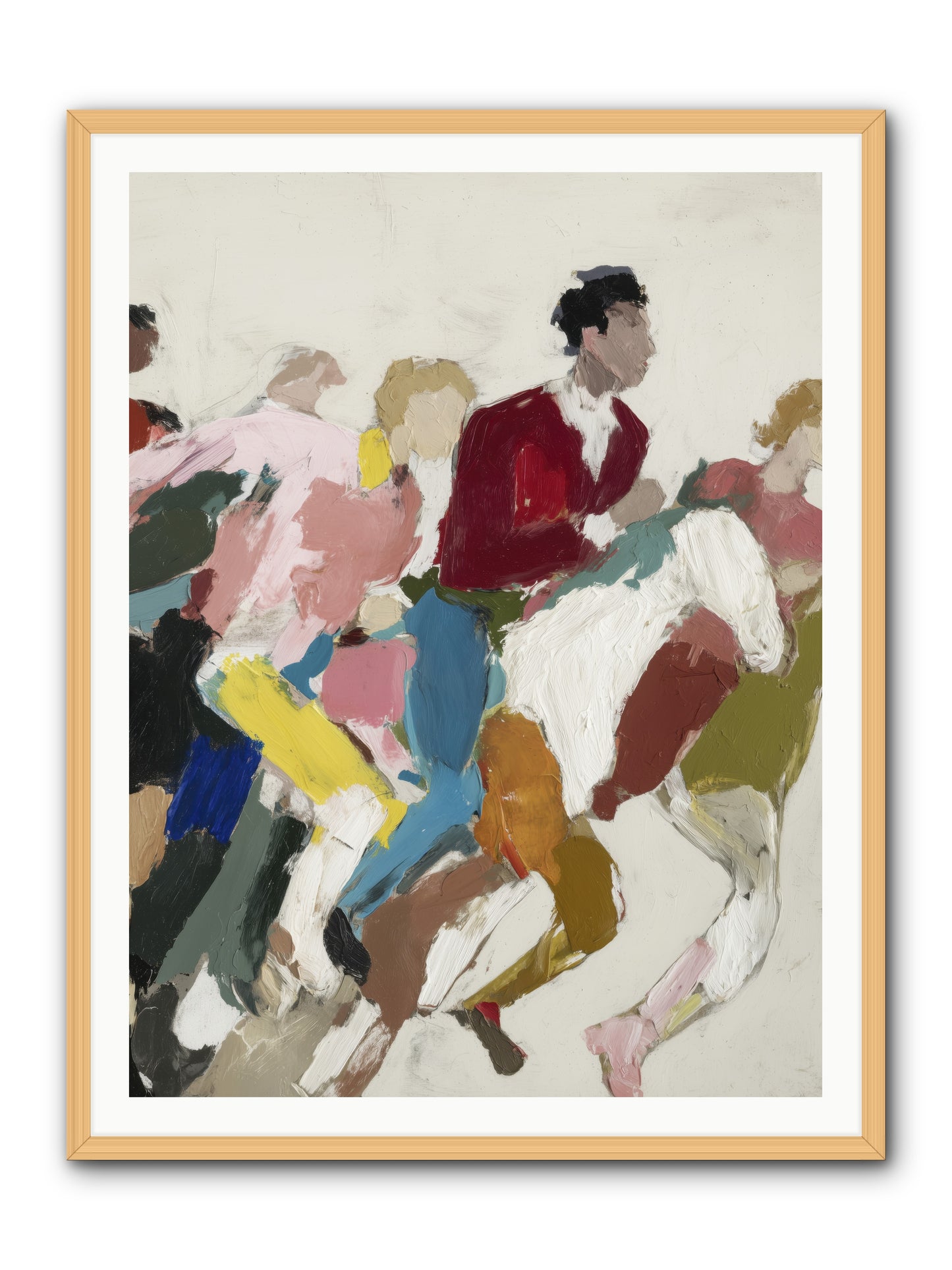 Velocity -- Framed Print - Natural 36x48