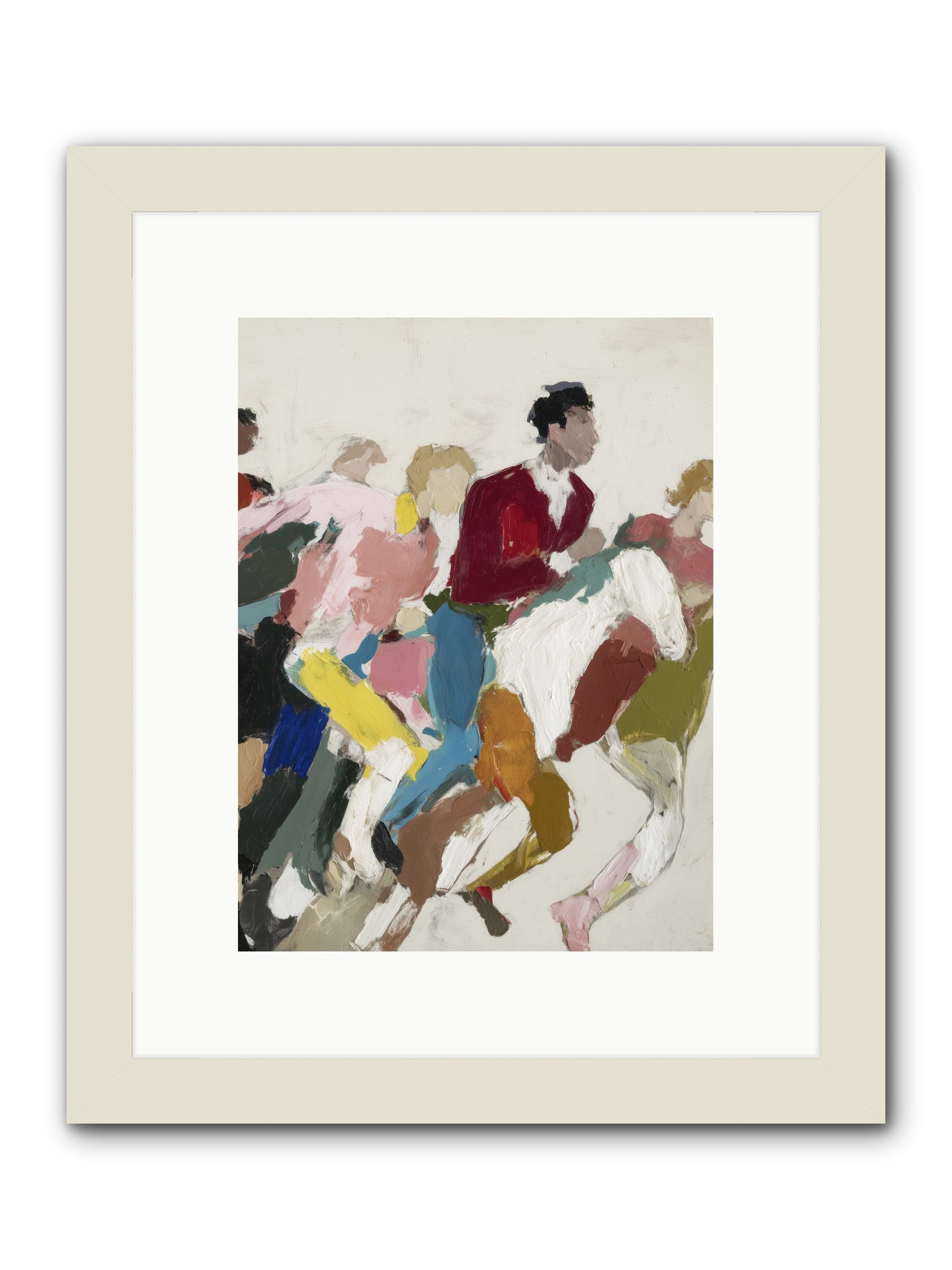 Velocity -- Framed Print - White 9x12