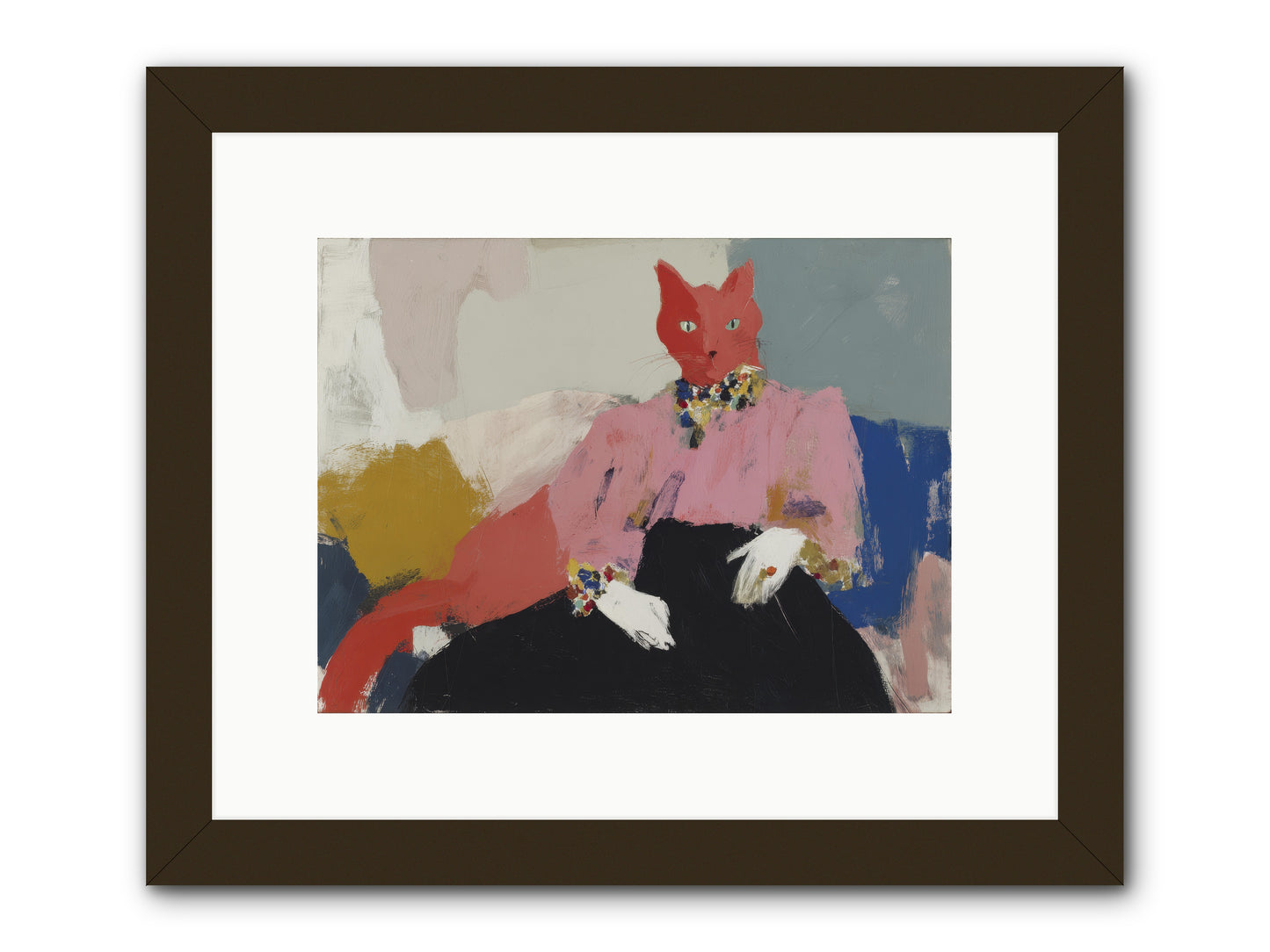 Velvet Afternoon -- Framed Print - Black 12x9