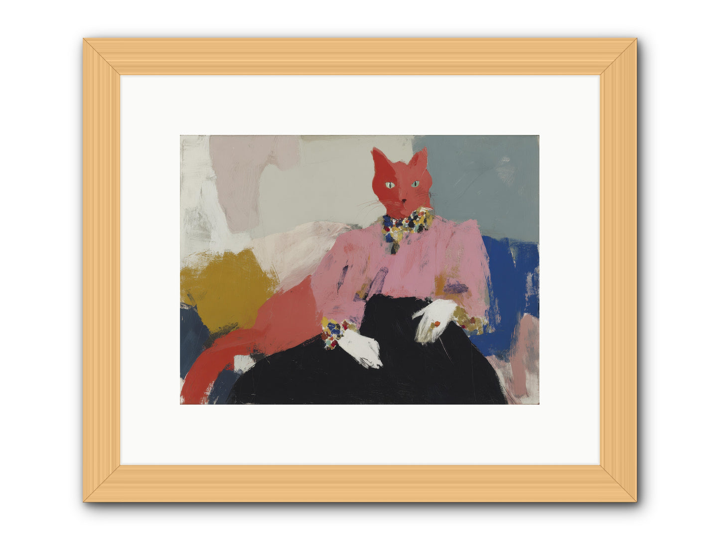 Velvet Afternoon -- Framed Print - Natural 12x9
