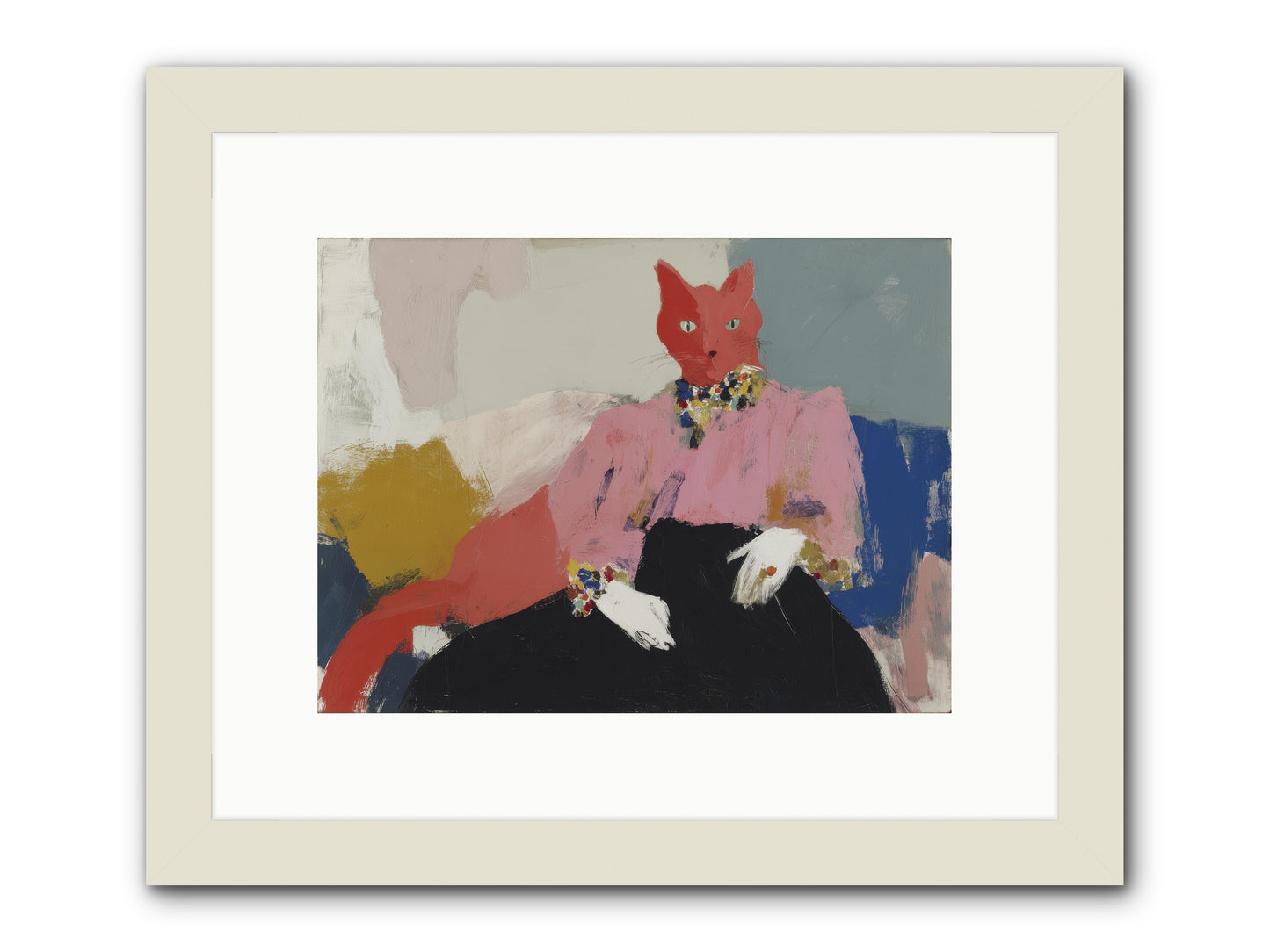 Velvet Afternoon -- Framed Print - White 12x9