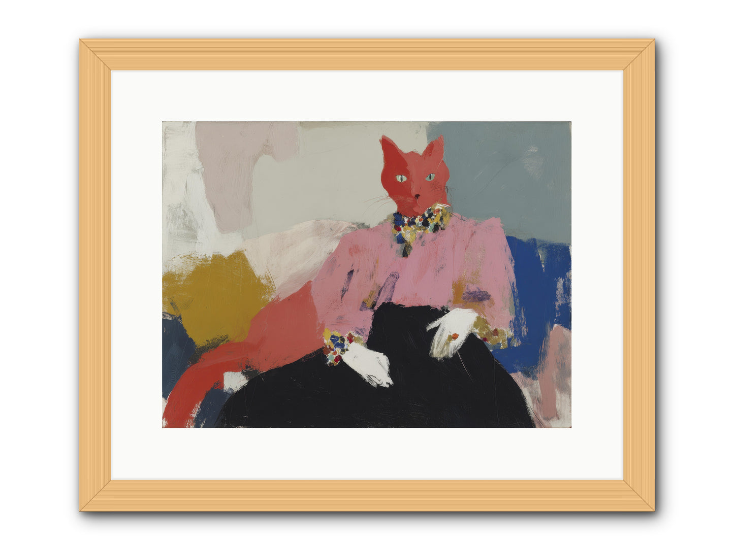 Velvet Afternoon -- Framed Print - Natural 16x12