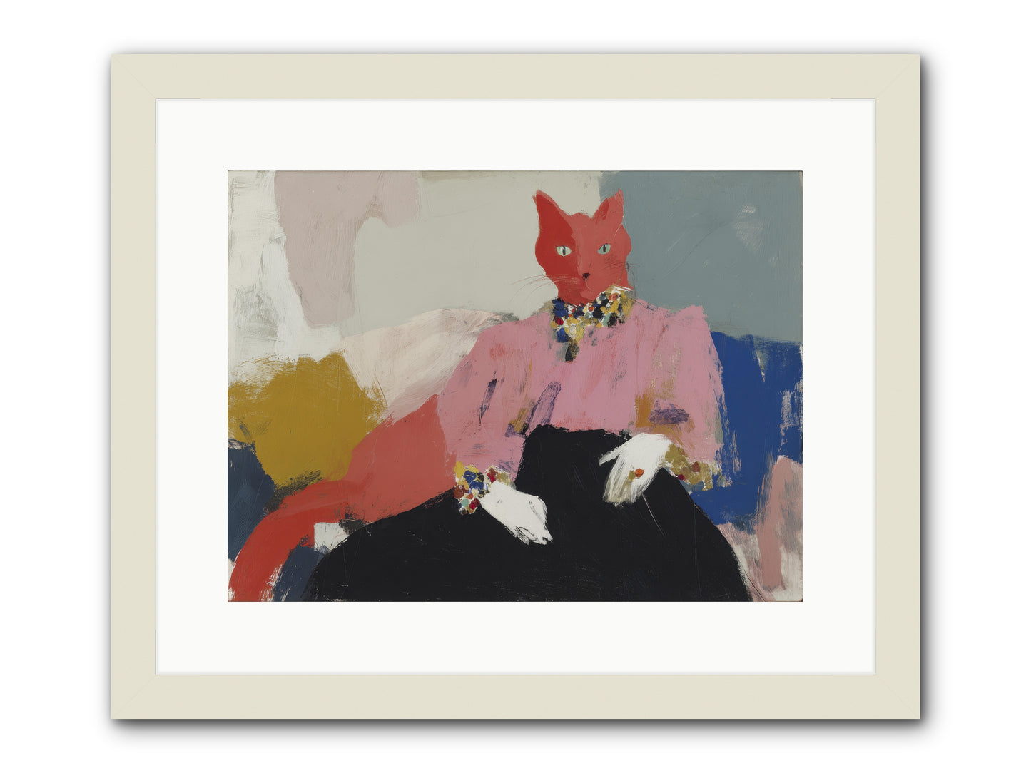 Velvet Afternoon -- Framed Print - White 16x12