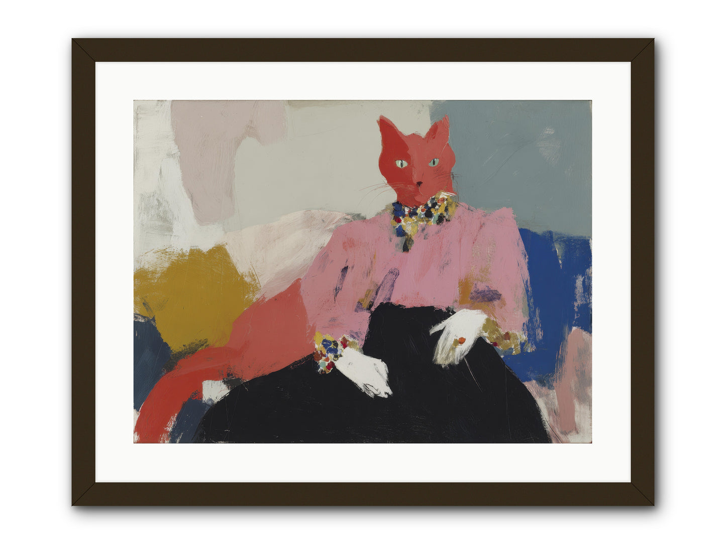 Velvet Afternoon -- Framed Print - Black 24x18