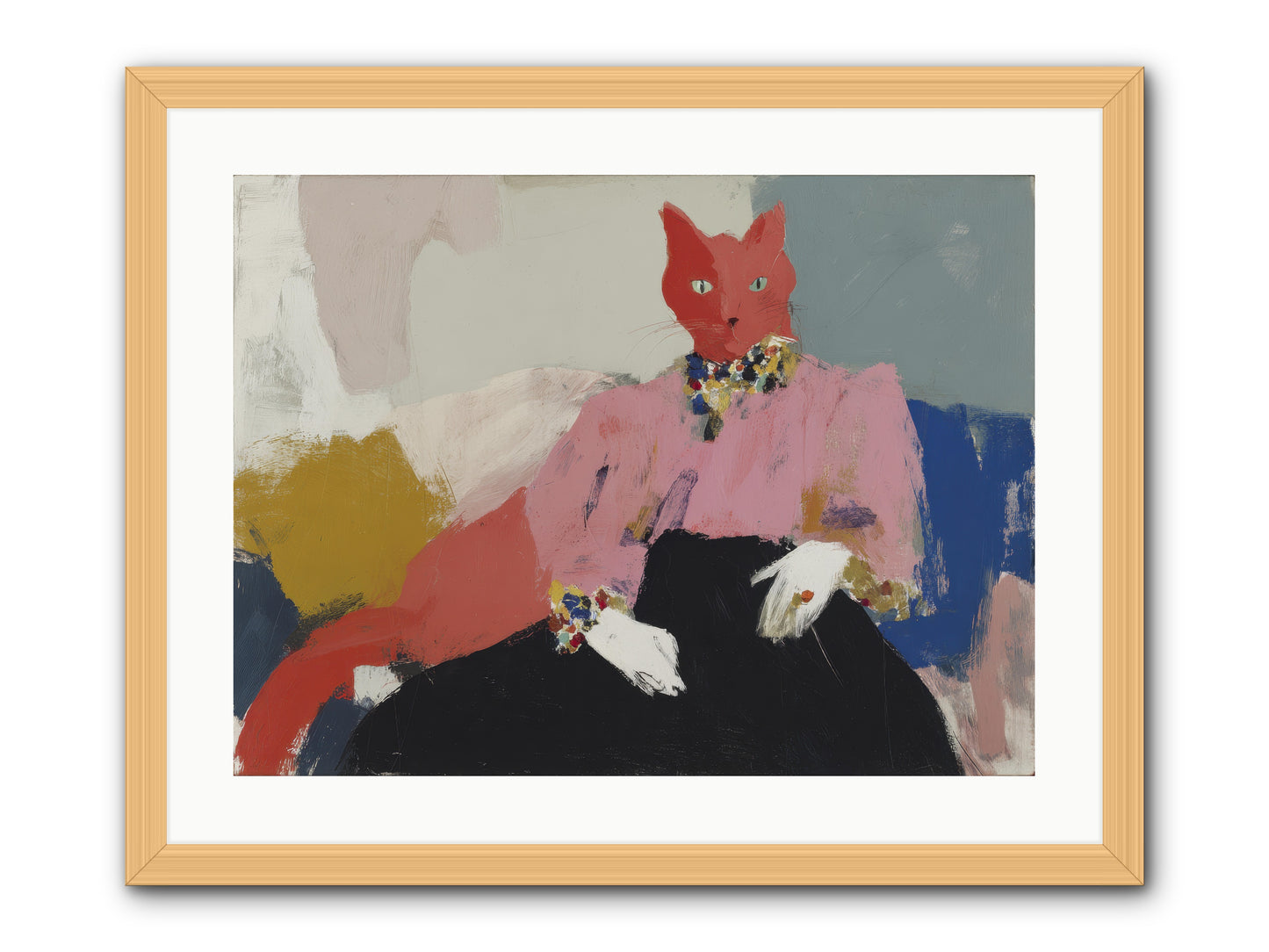 Velvet Afternoon -- Framed Print - Natural 24x18