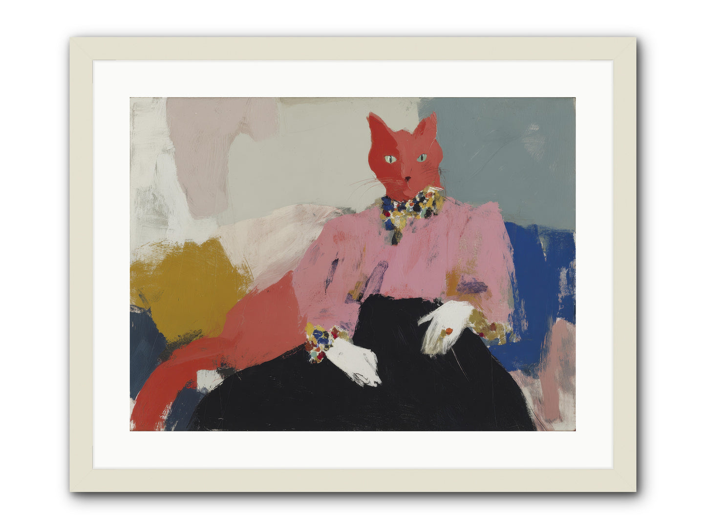 Velvet Afternoon -- Framed Print - White 24x18