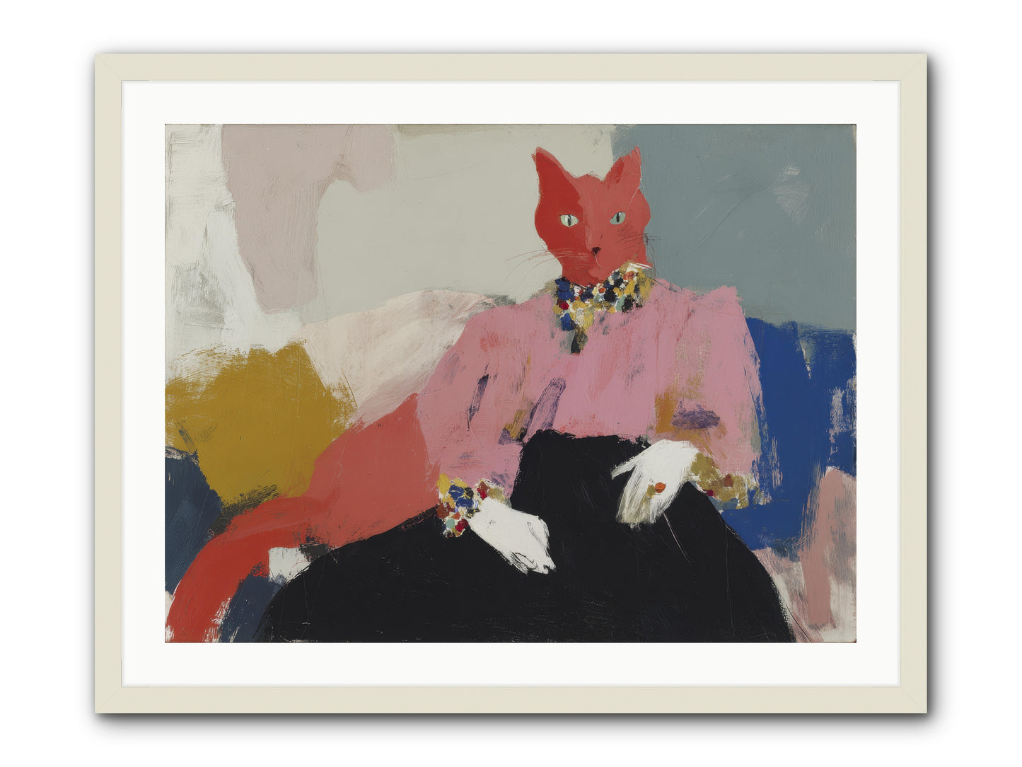 Velvet Afternoon -- Framed Print - White 32x24