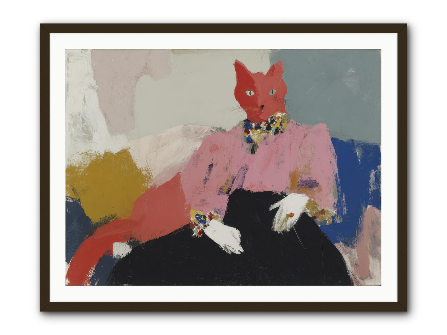 Velvet Afternoon -- Framed Print - Black 40x30