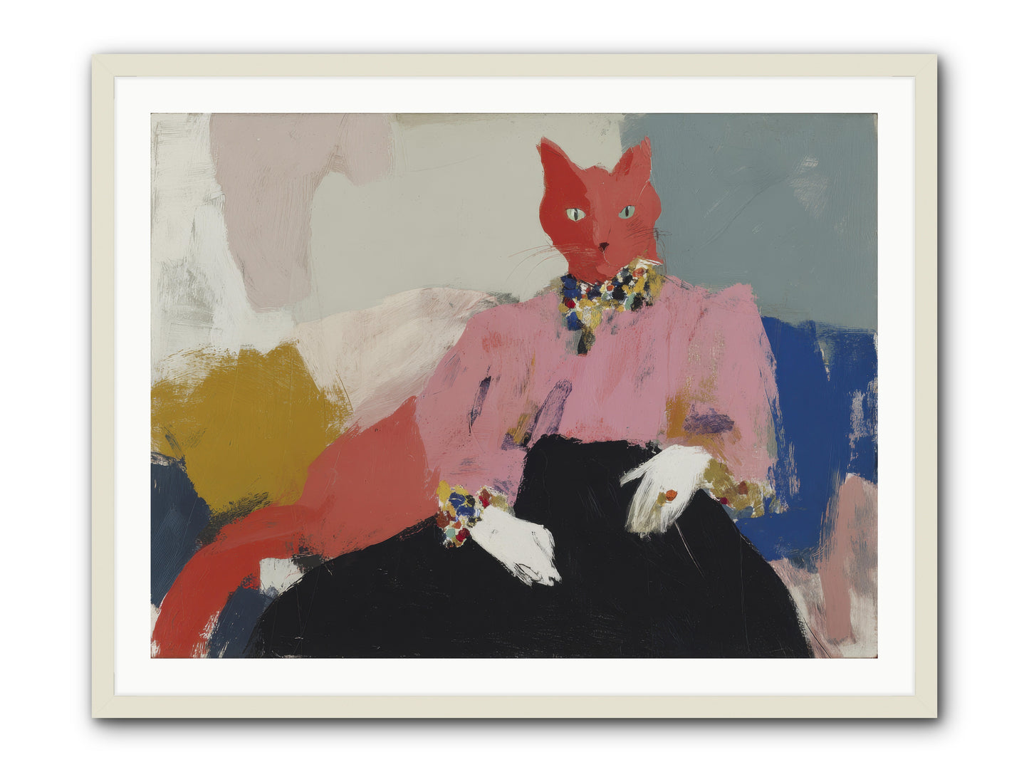 Velvet Afternoon -- Framed Print - White 40x30