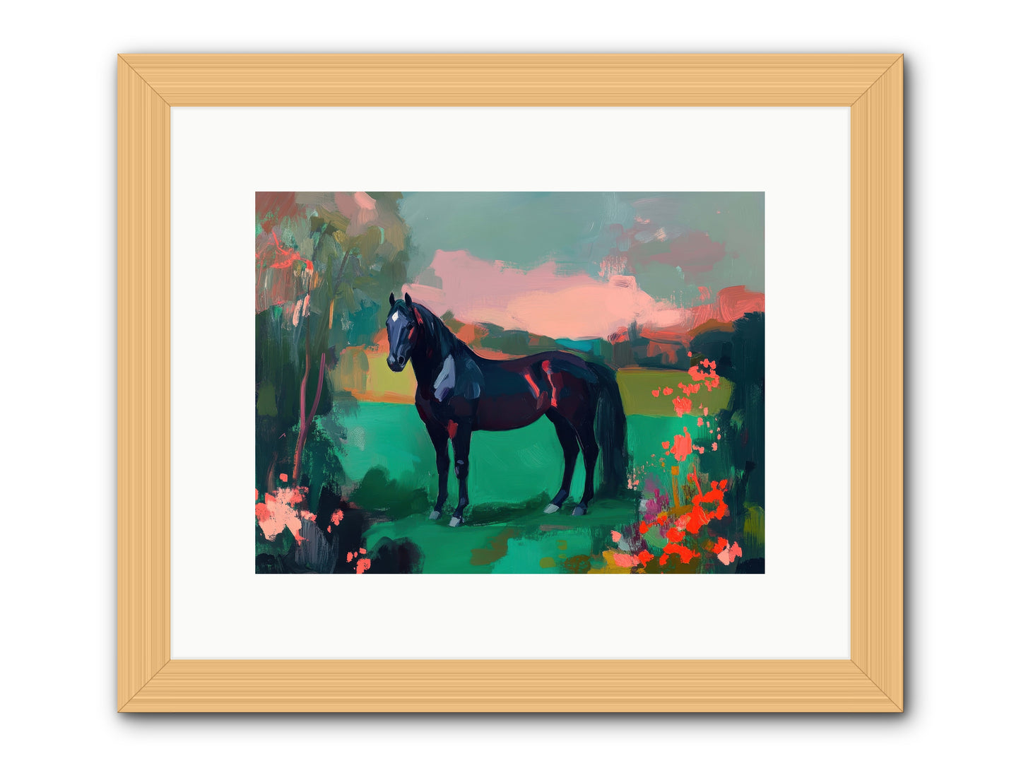 Velvet Chapter -- Framed Print - Natural 12x9
