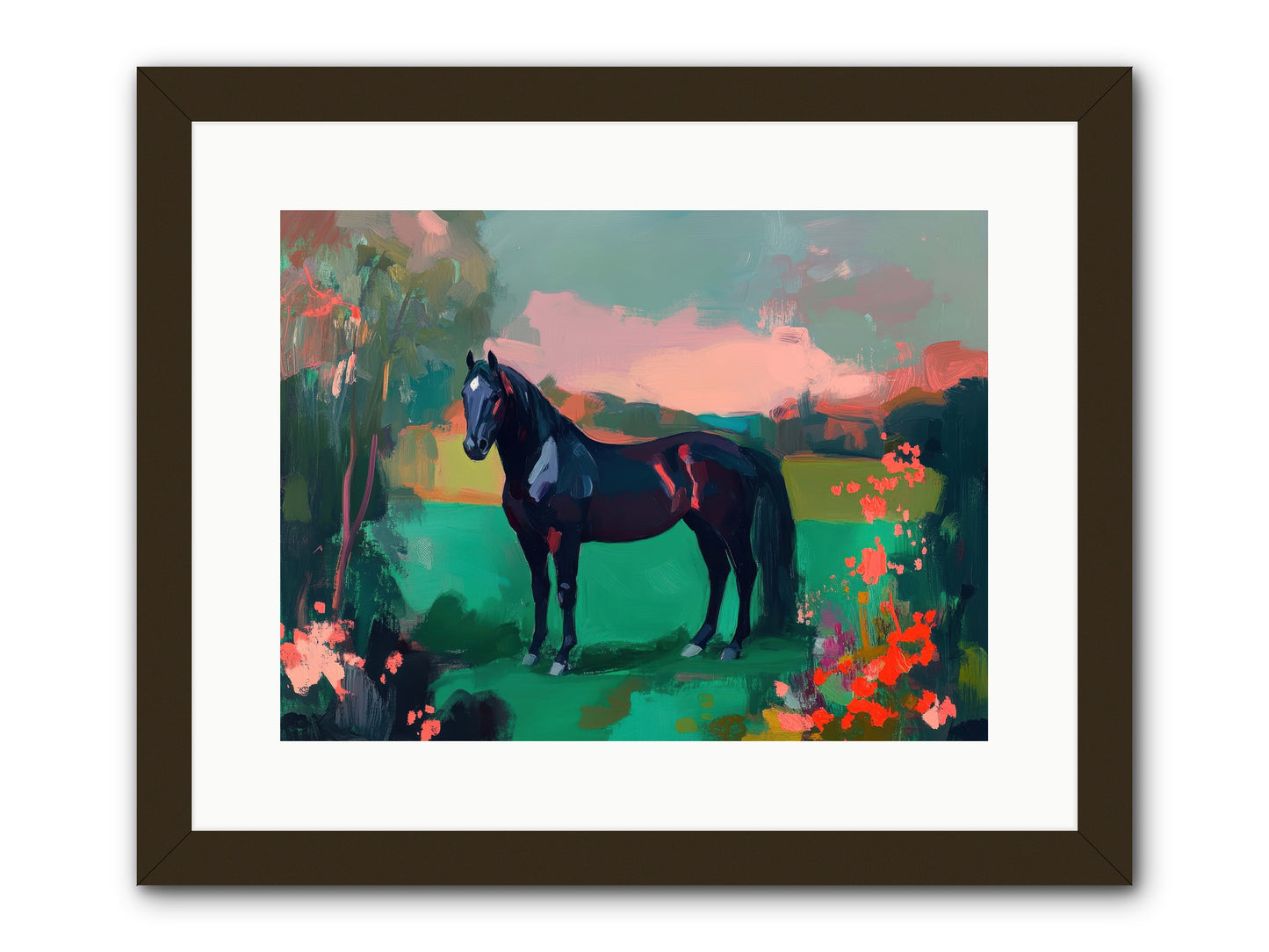 Velvet Chapter -- Framed Print - Black 16x12
