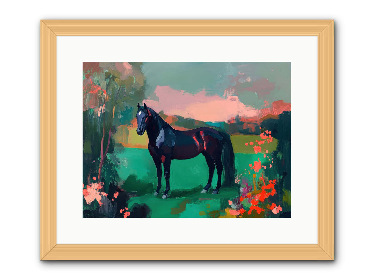 Velvet Chapter -- Framed Print - Natural 16x12