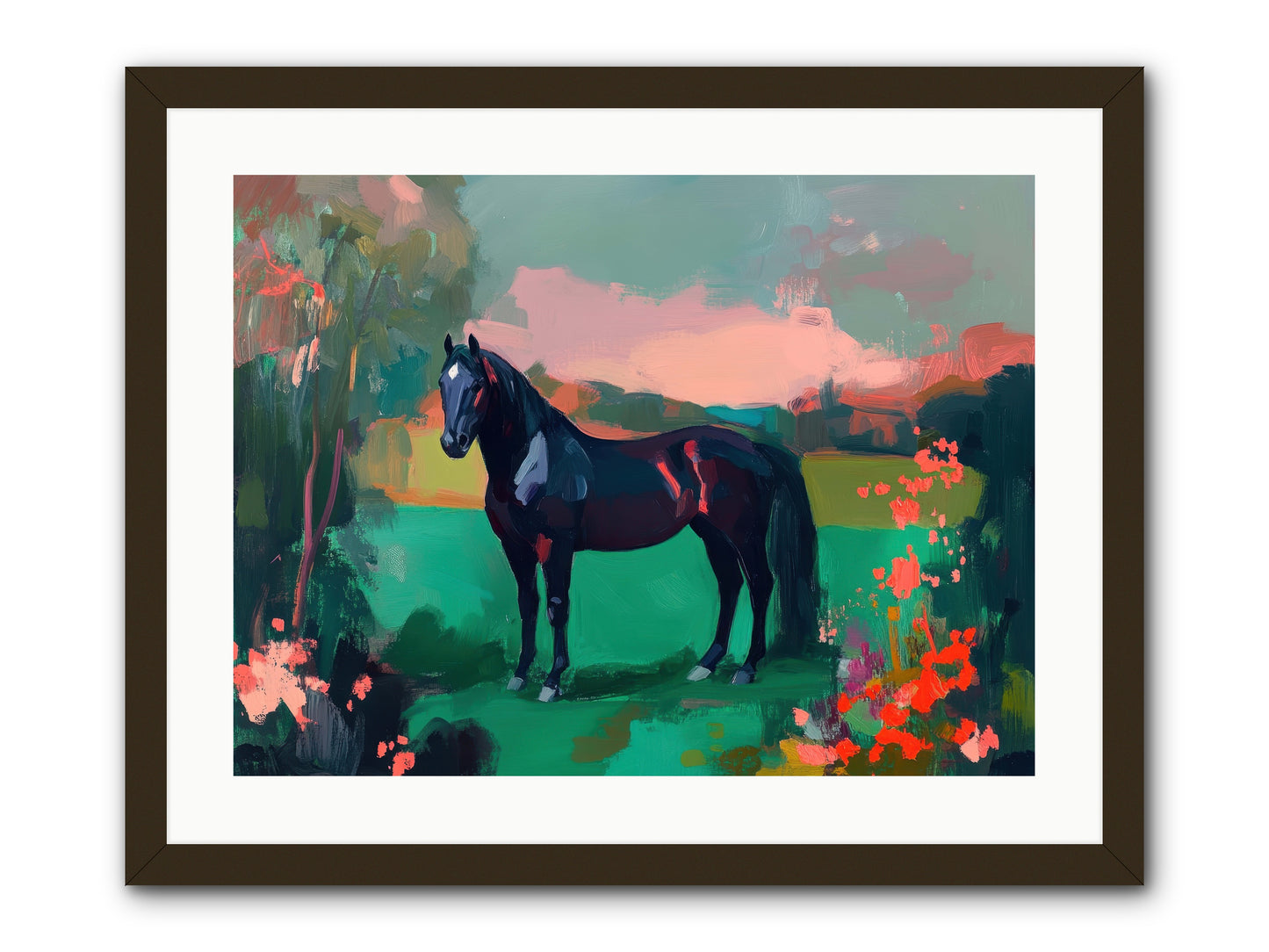 Velvet Chapter -- Framed Print - Black 24x18