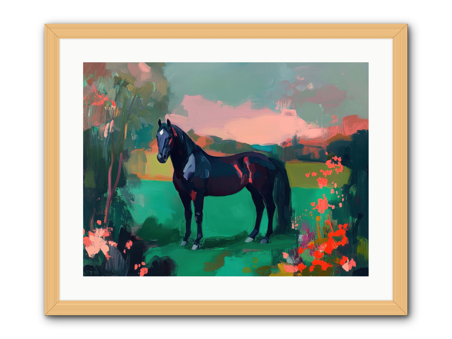 Velvet Chapter -- Framed Print - Natural 24x18