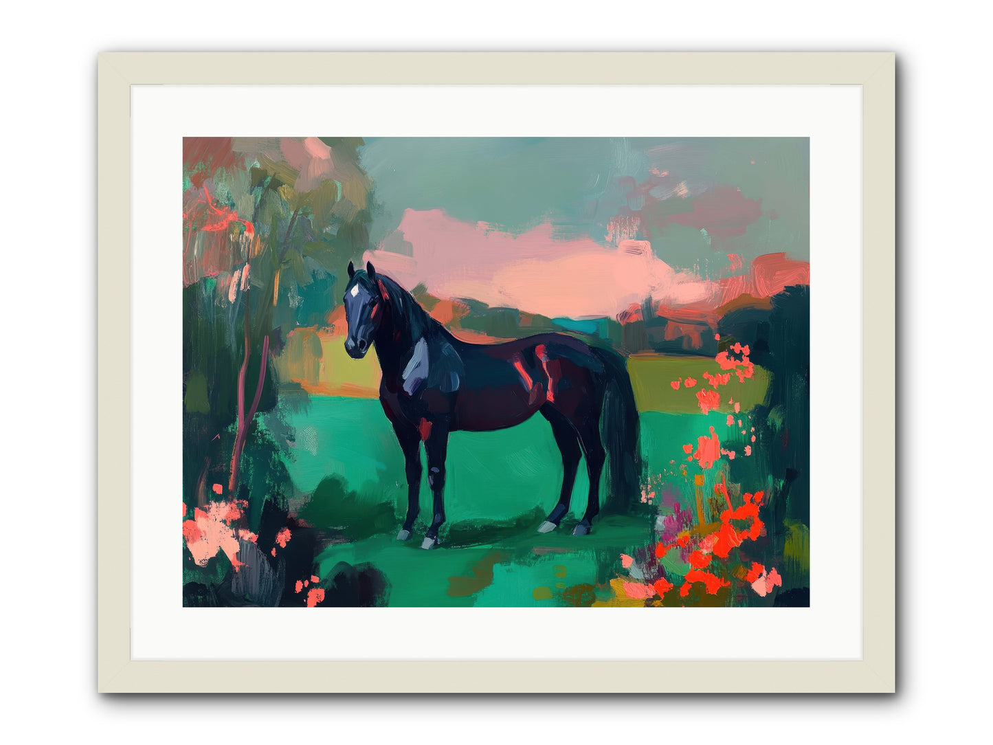 Velvet Chapter -- Framed Print - White 24x18