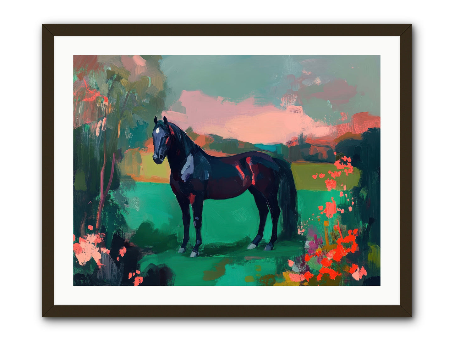 Velvet Chapter -- Framed Print - Black 32x24