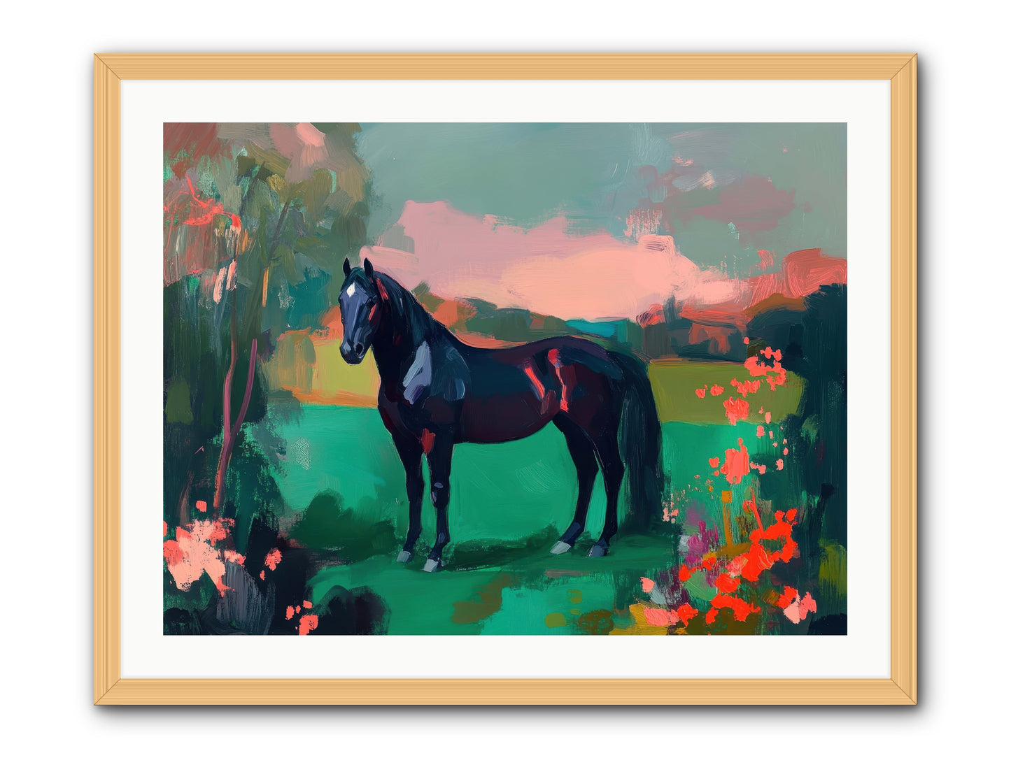Velvet Chapter -- Framed Print - Natural 32x24