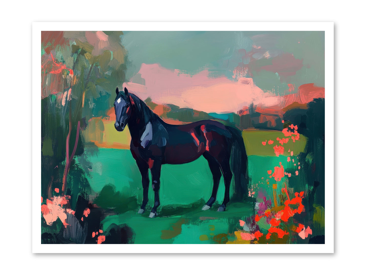 Velvet Chapter -- Loose Canvas Print 32x24