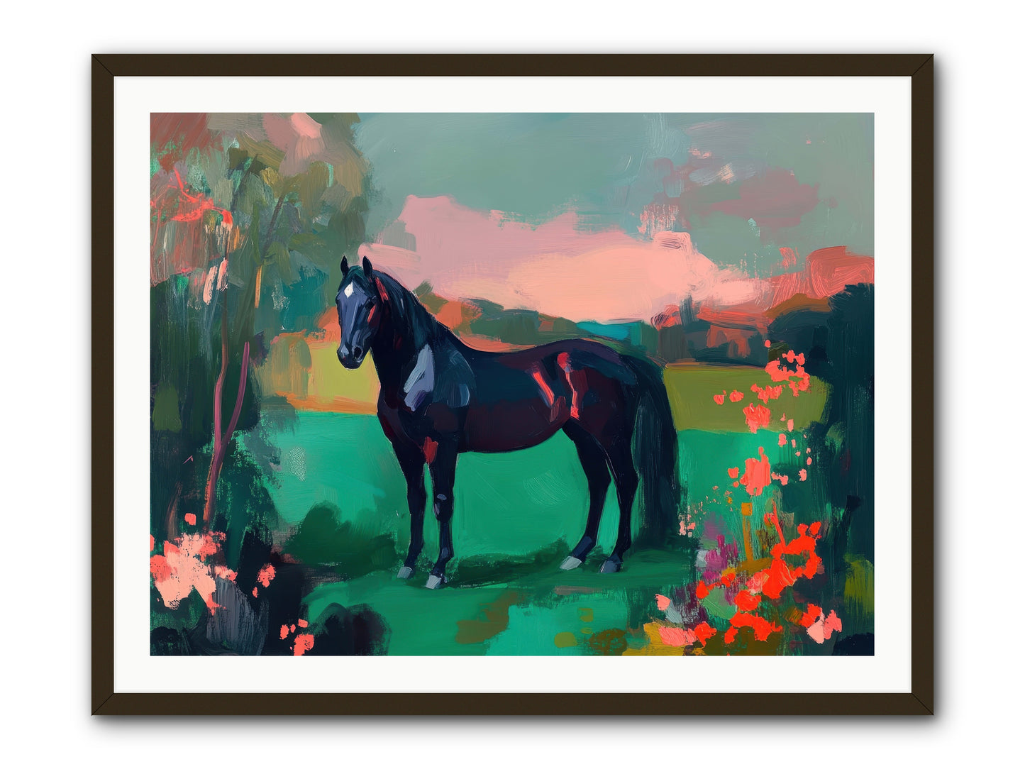 Velvet Chapter -- Framed Print - Black 40x30