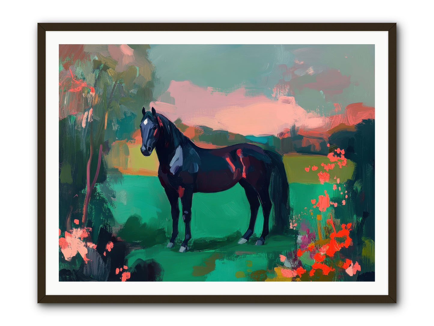 Velvet Chapter -- Framed Print - Black 48x36