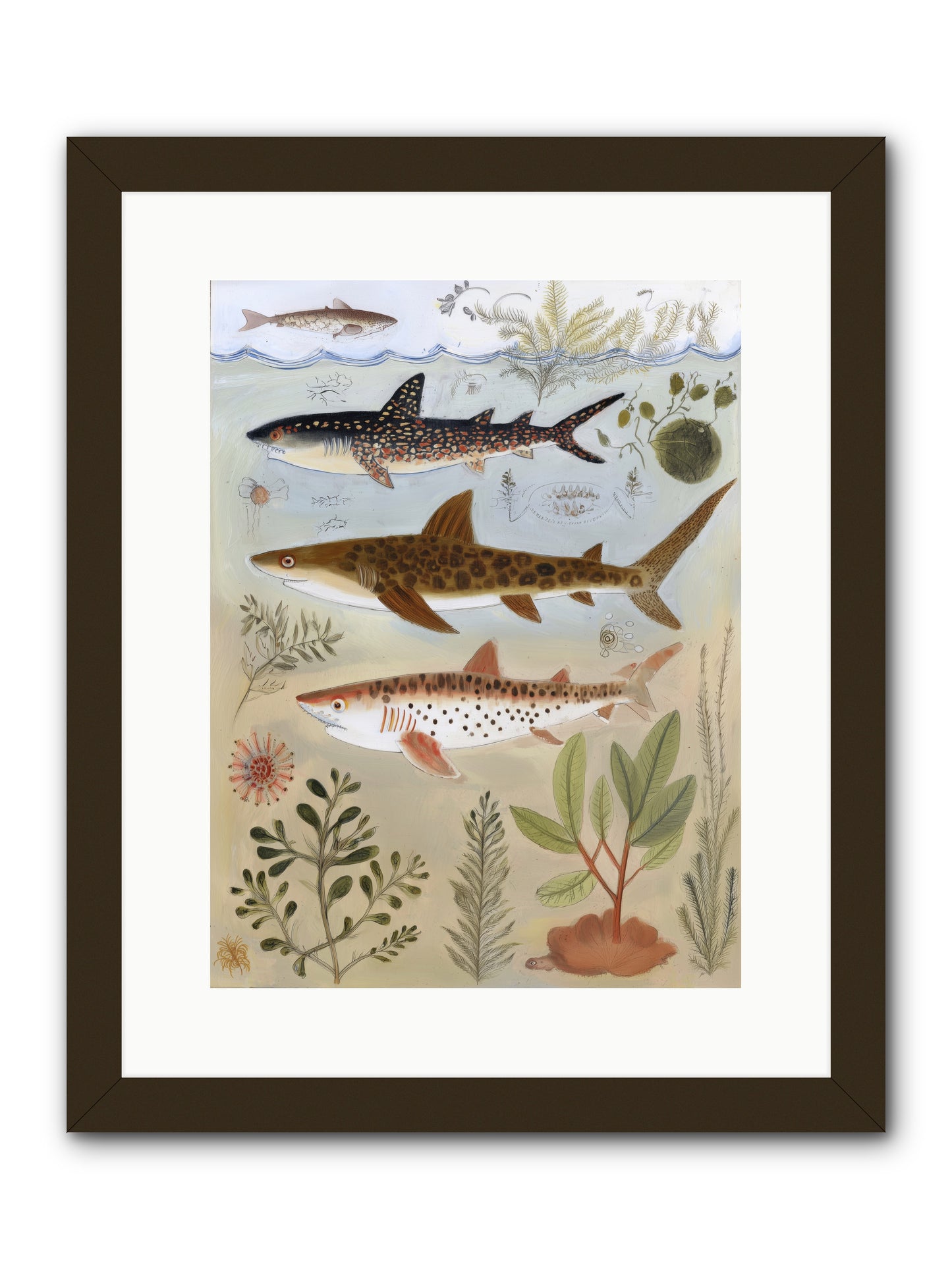 Velvet Depths -- Framed Print - Black 12x16