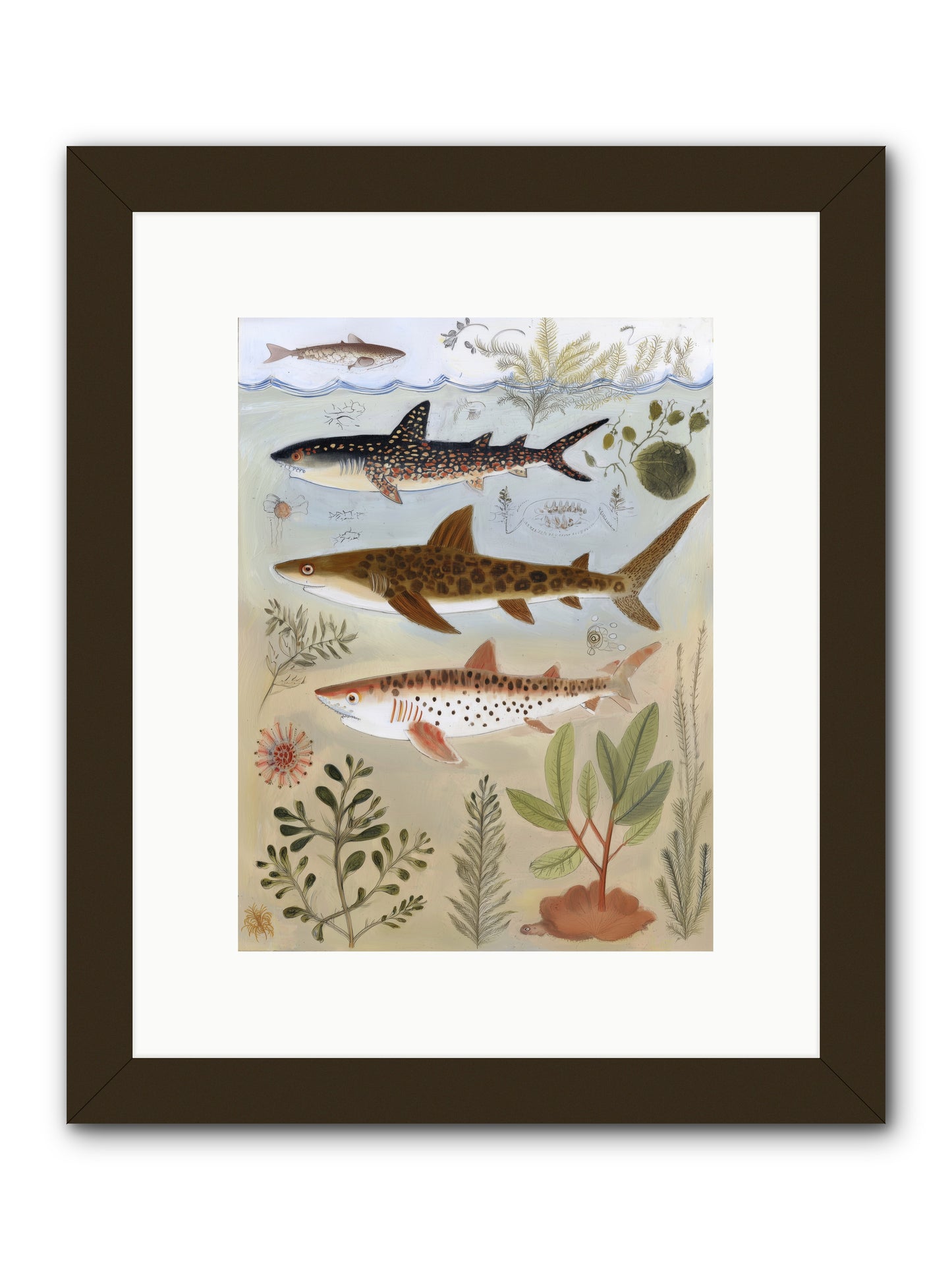 Velvet Depths -- Framed Print - Black 9x12
