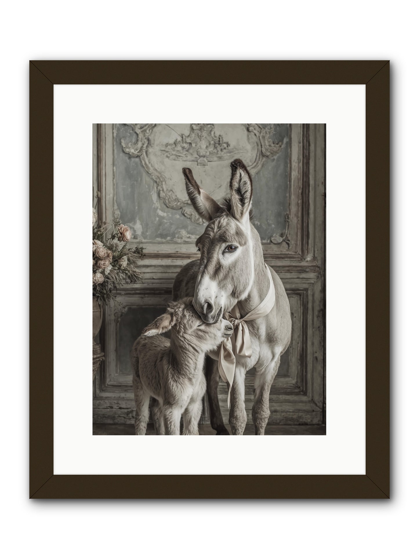 Velvet Heart Whispers -- Framed Print - Black 12x16