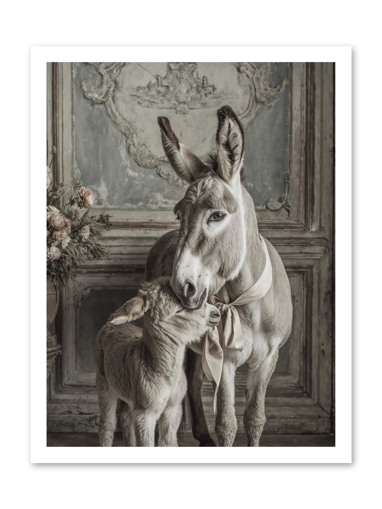 Velvet Heart Whispers -- Loose Canvas Print 18x24