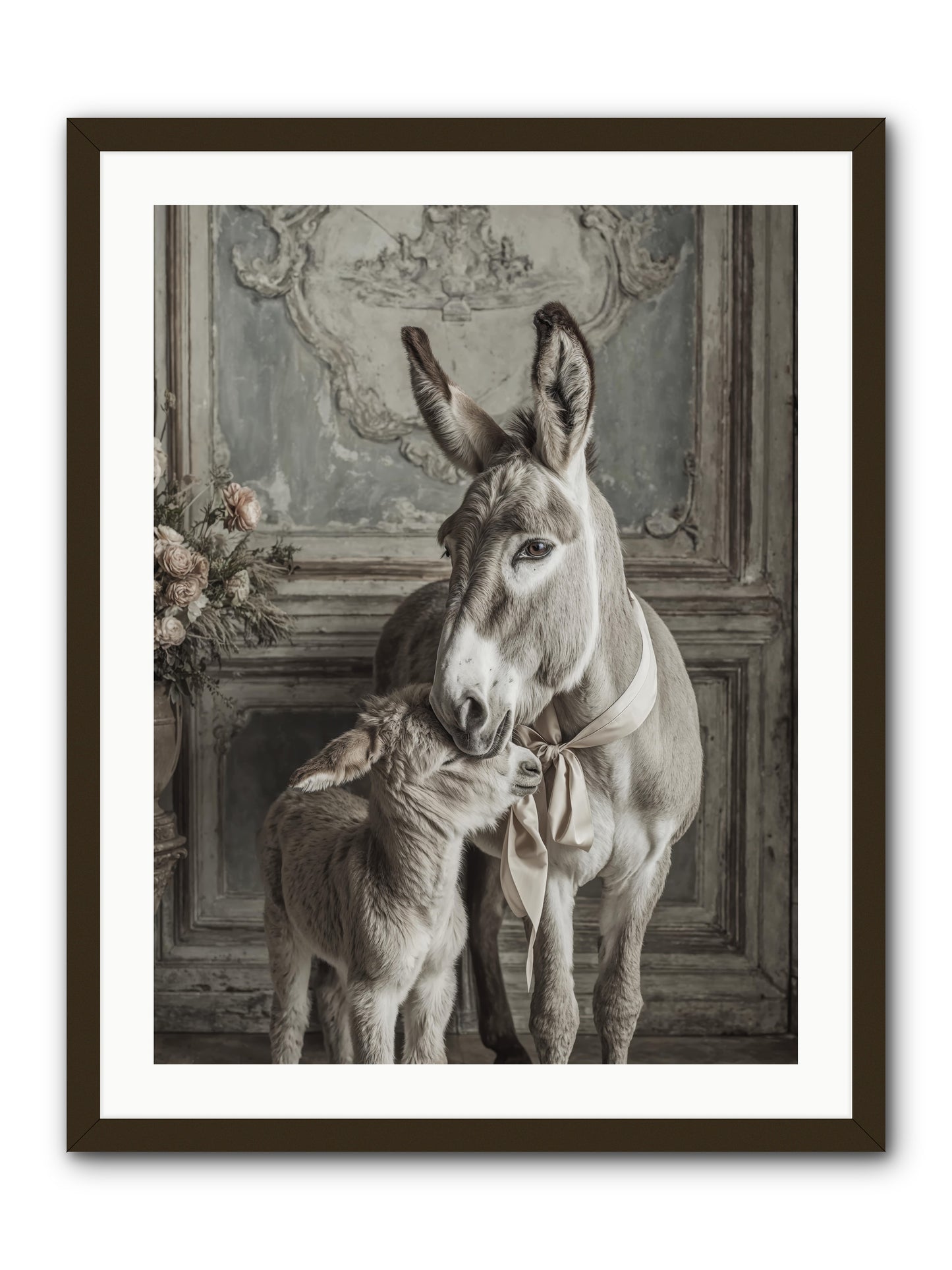 Velvet Heart Whispers -- Framed Print - Black 24x32