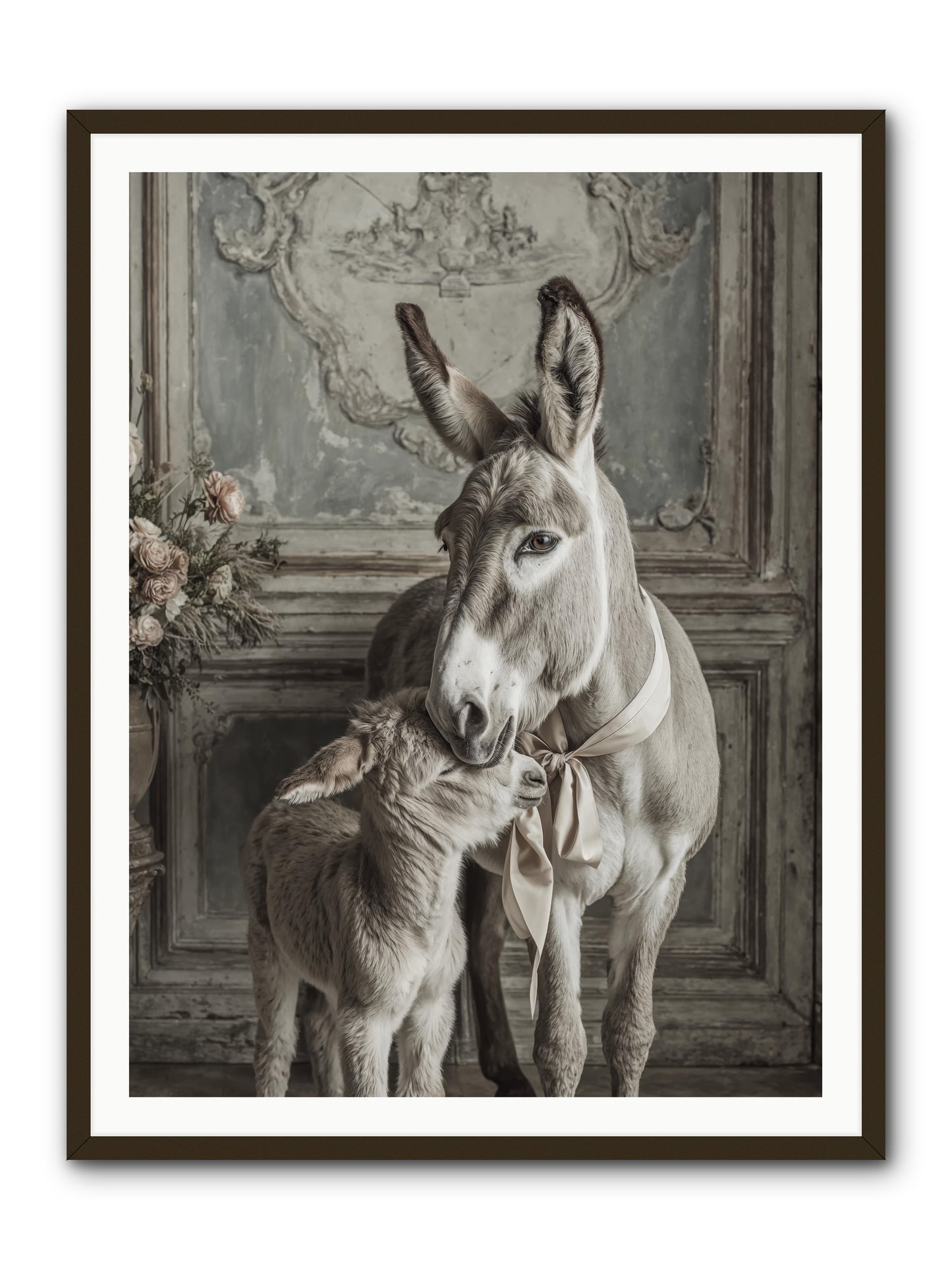 Velvet Heart Whispers -- Framed Print - Black 36x48