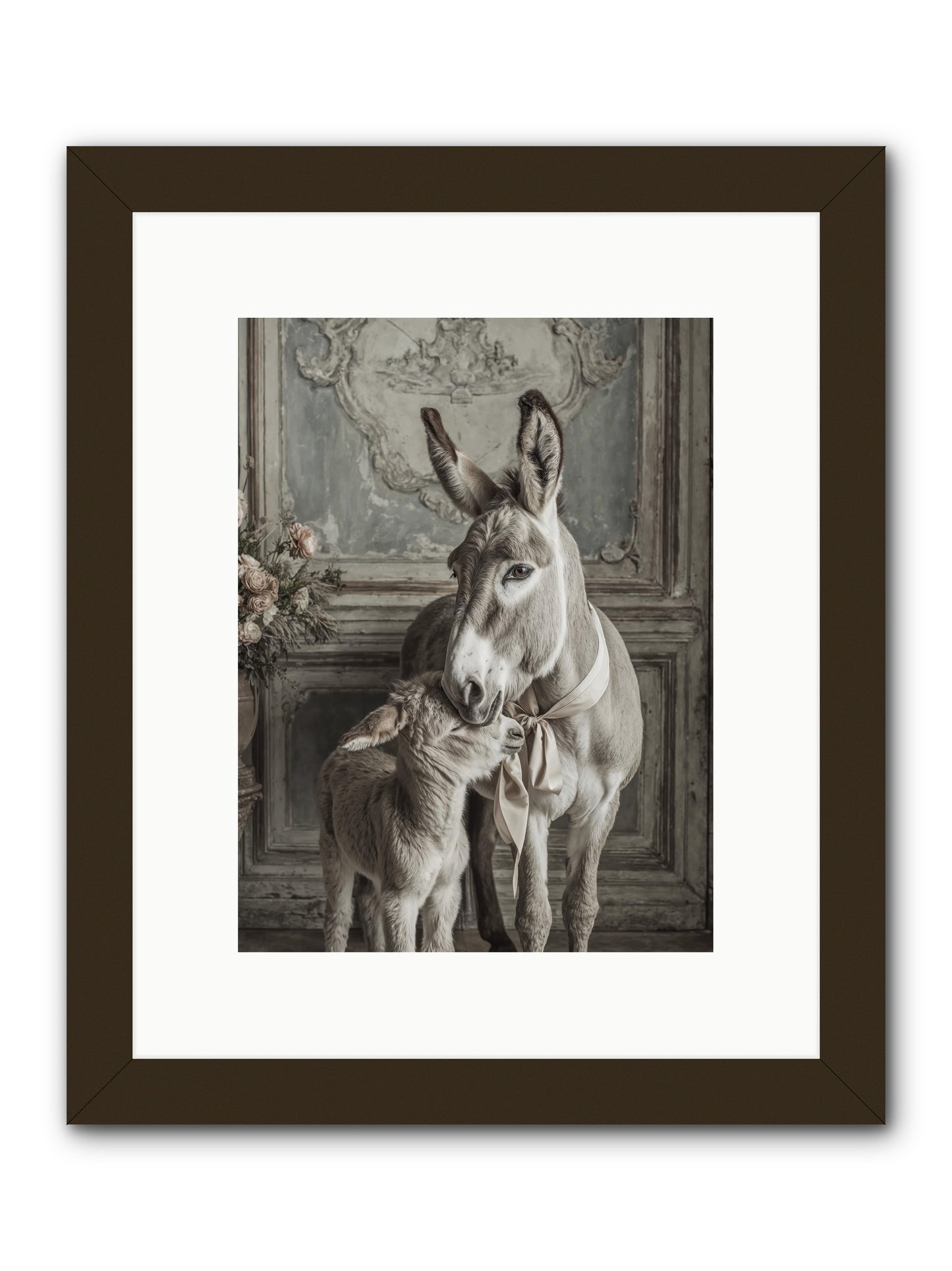 Velvet Heart Whispers -- Framed Print - Black 9x12