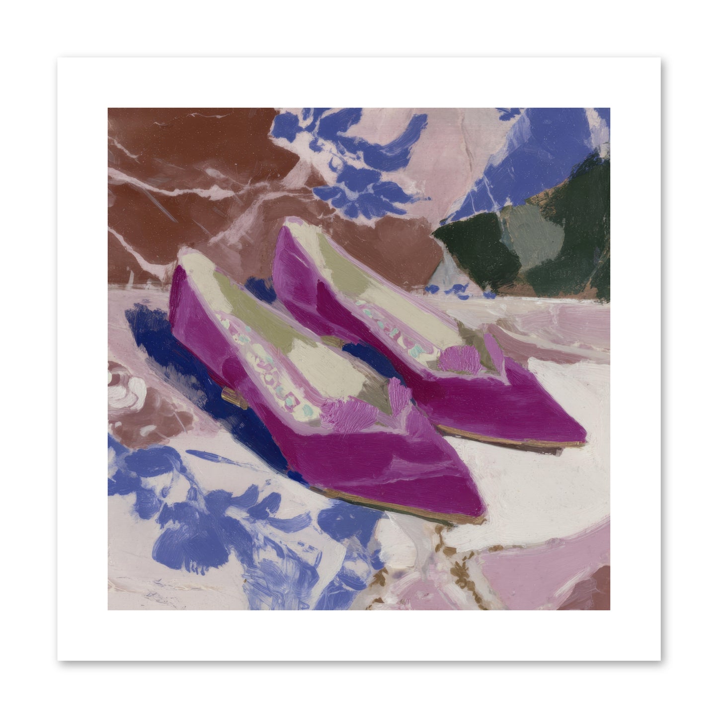 Velvet Held Its Breath -- Loose Canvas Print 10x10