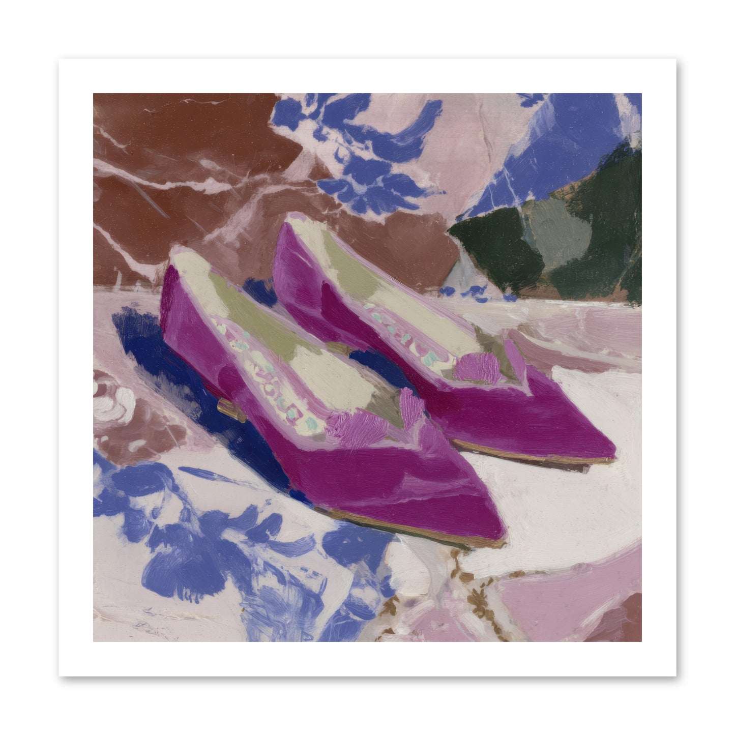 Velvet Held Its Breath -- Paper Print 16x16