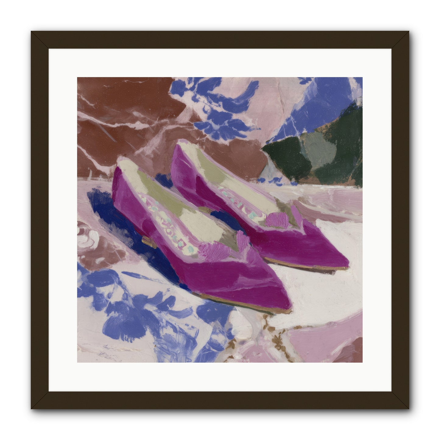 Velvet Held Its Breath -- Framed Print - Black 20x20