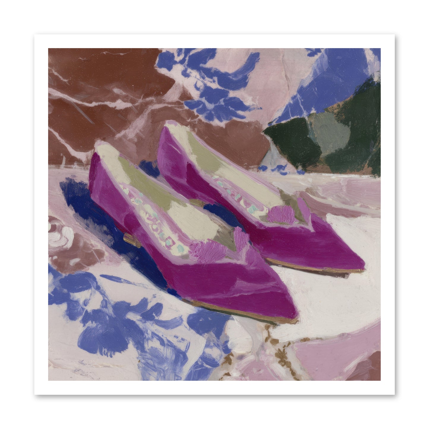 Velvet Held Its Breath -- Loose Canvas Print 24x24
