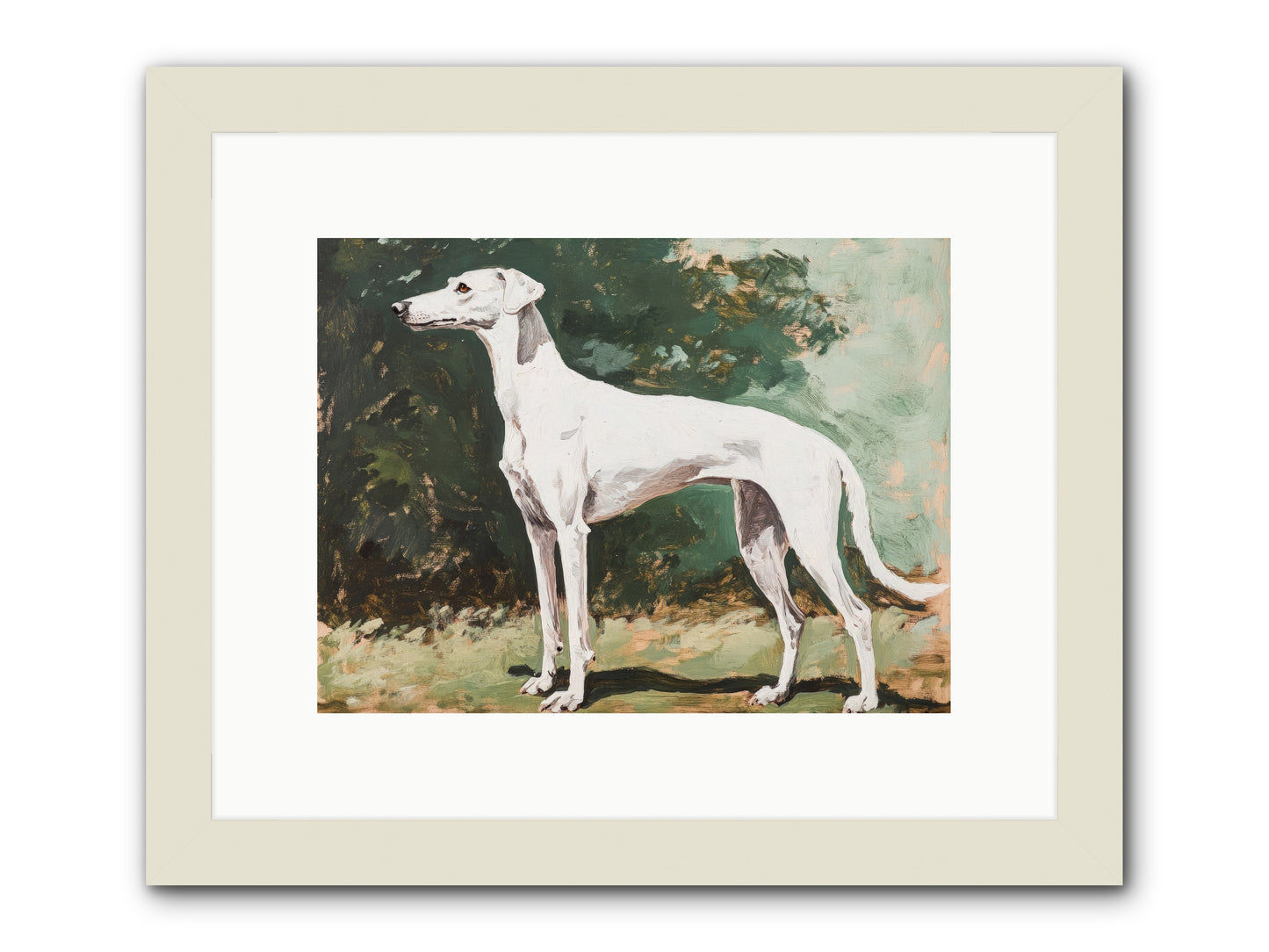 Velvet Hours -- Framed Print - White 12x9
