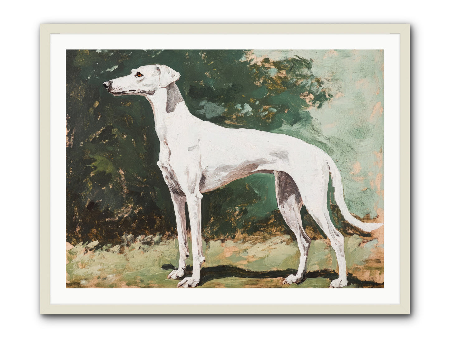 Velvet Hours -- Framed Print - White 40x30