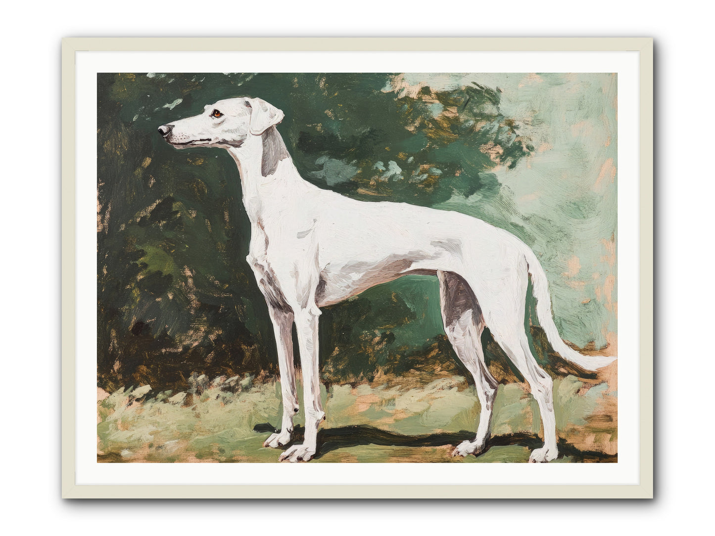 Velvet Hours -- Framed Print - White 48x36