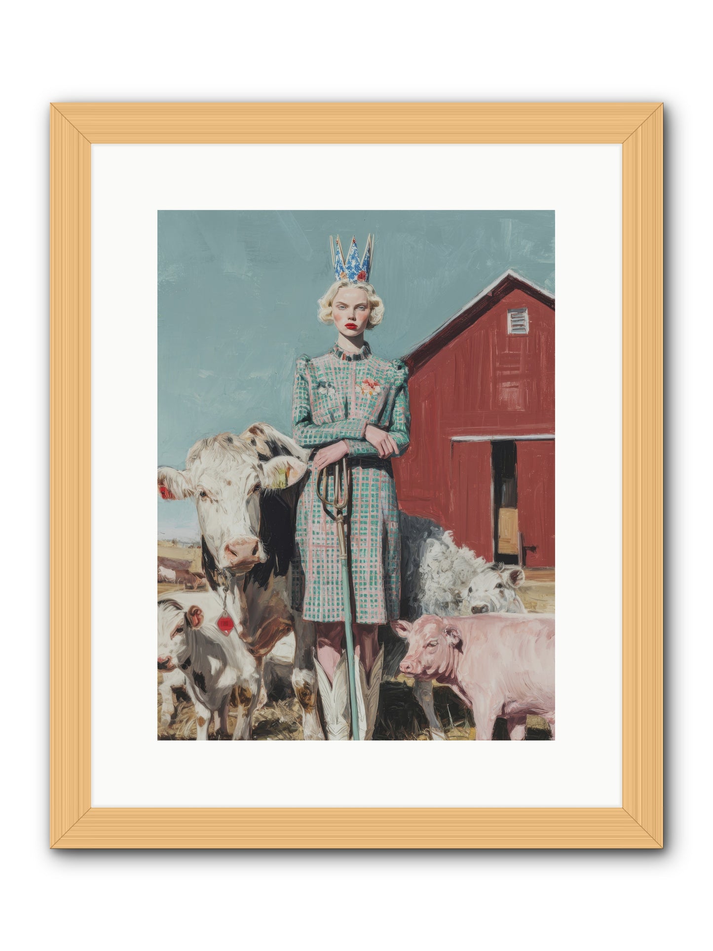 Velvet Ivy & Co.-REZ -- Framed Print - Natural 12x16