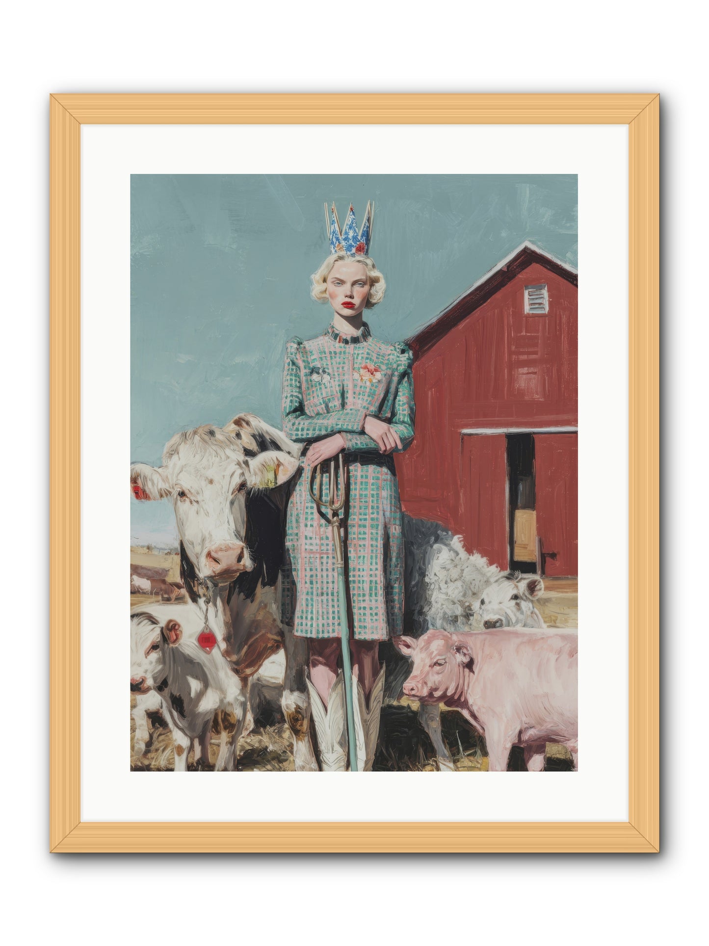 Velvet Ivy & Co.-REZ -- Framed Print - Natural 18x24