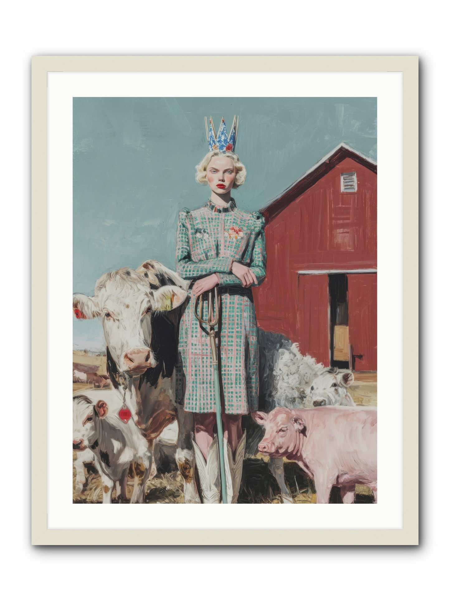 Velvet Ivy & Co.-REZ -- Framed Print - White 24x32